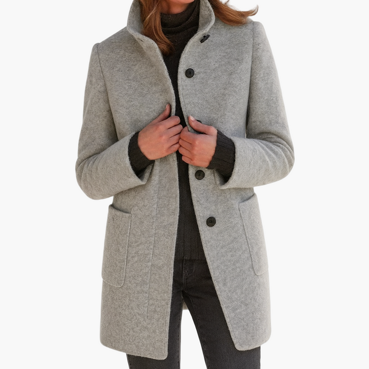 Nora | Women’s Mid-Length Winter Coat with Pockets