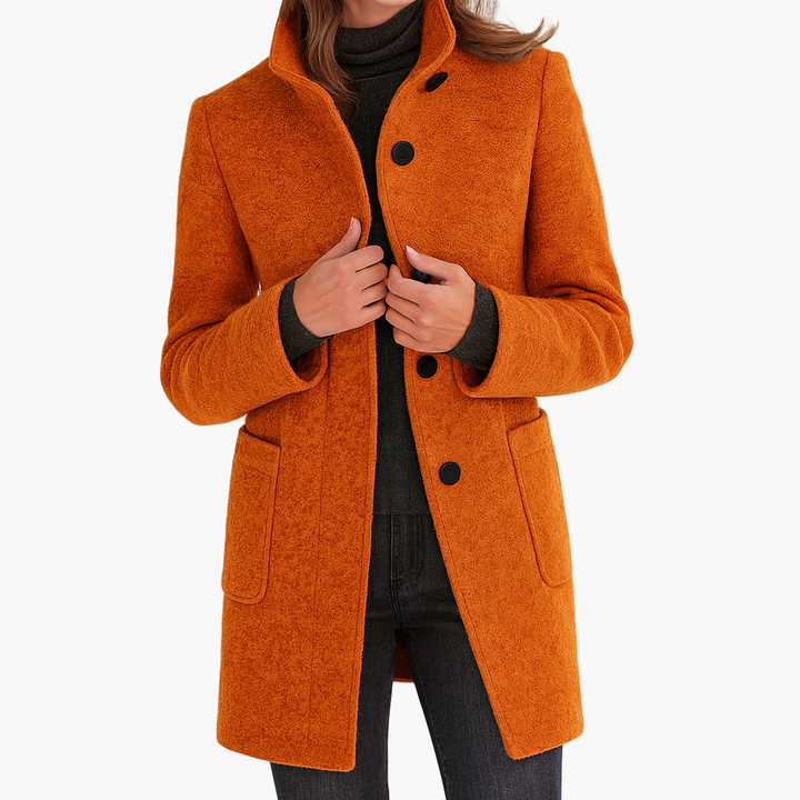 Nora | Women’s Mid-Length Winter Coat with Pockets