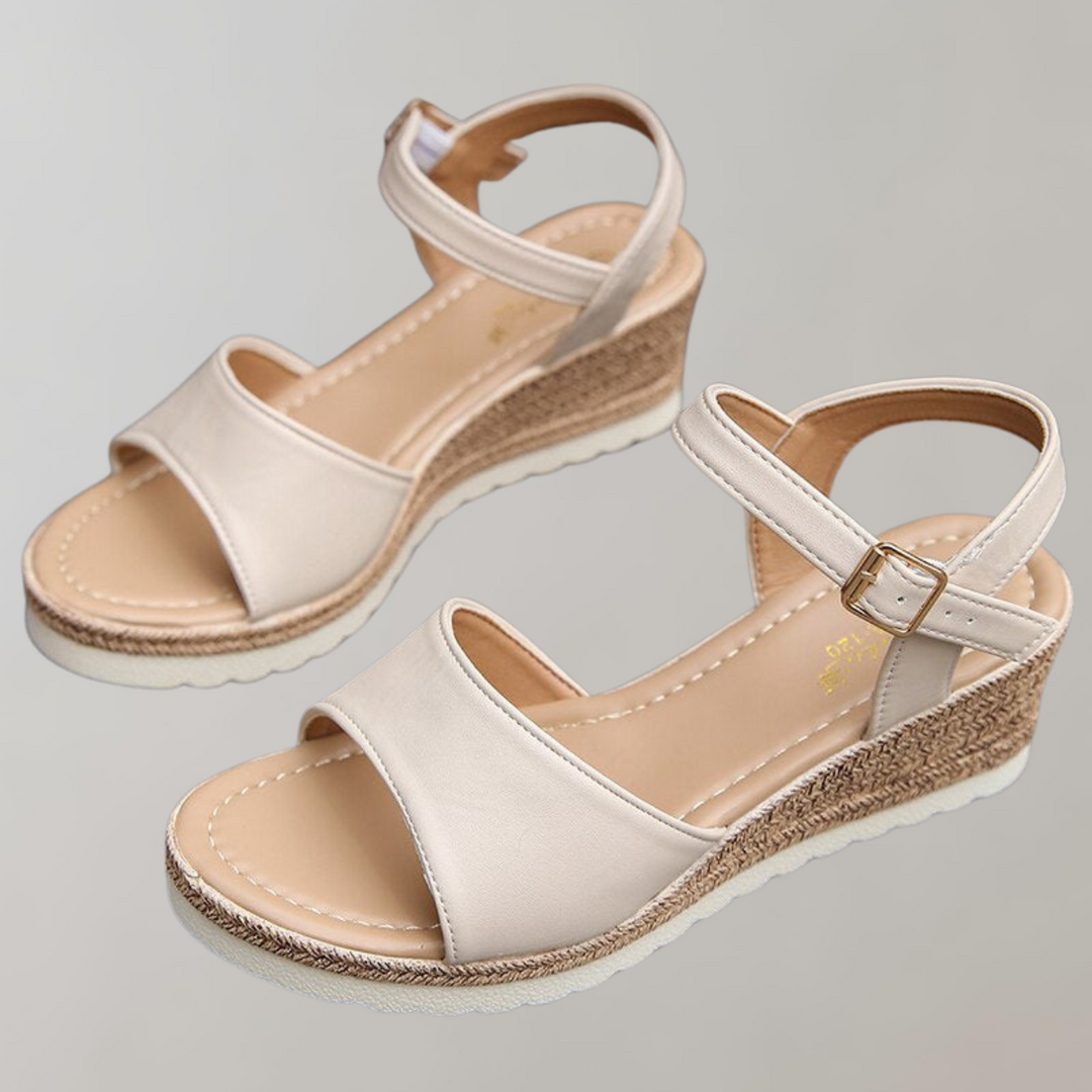 Ivana | Women’s Orthopedic Wedge Sandals with Adjustable Straps