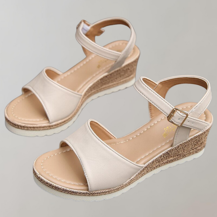 Ivana | Women’s Orthopedic Wedge Sandals with Adjustable Straps