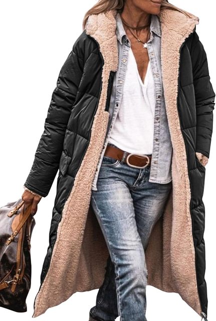 Elara | Women’s Reversible Long Puffer Jacket