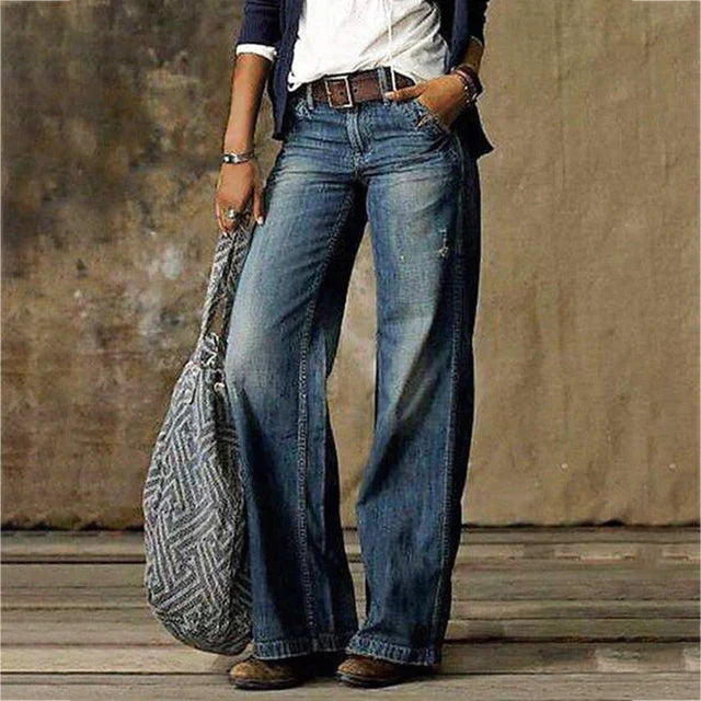 Odessa | Women’s Wide Leg Denim Pants