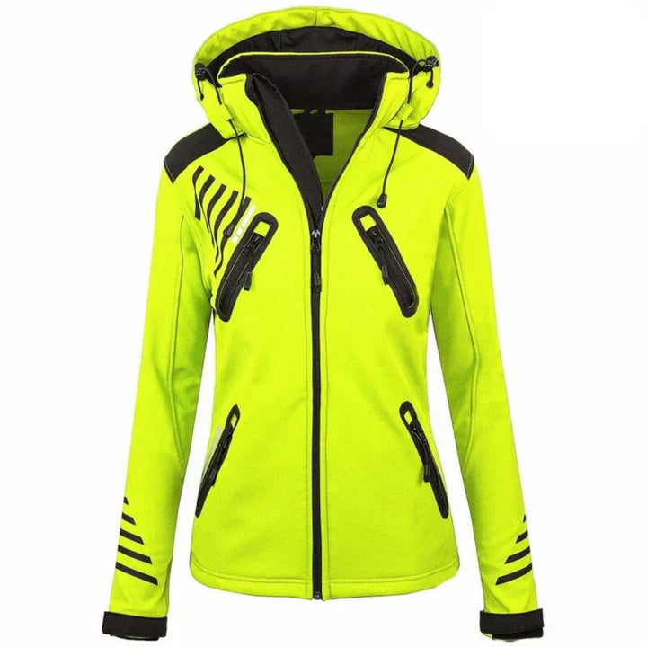 Zorina | Women's Sport Winter Jacket with Hood and Zippers