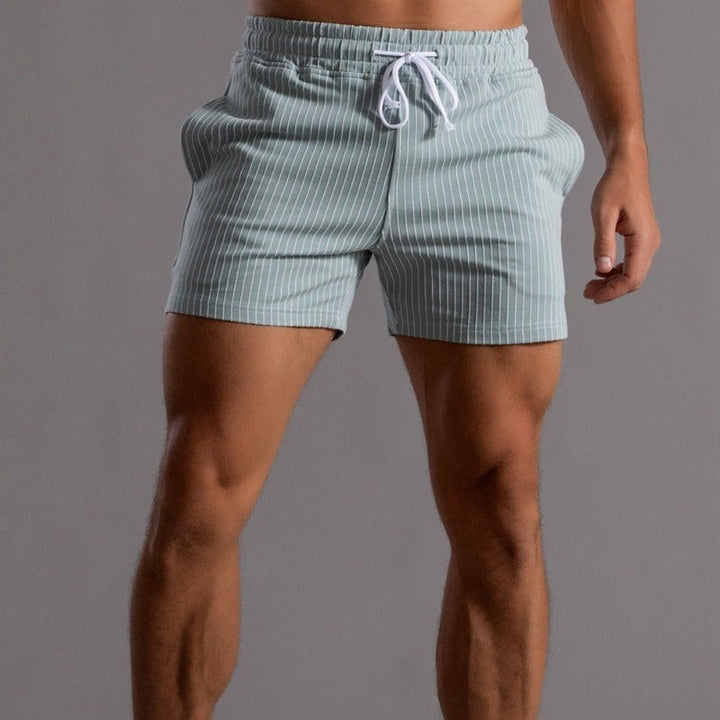 Arlo | Men’s Striped Casual Shorts with Drawstring