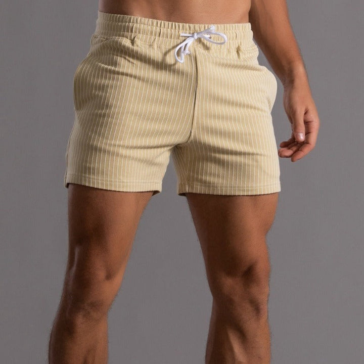 Arlo | Men’s Striped Casual Shorts with Drawstring