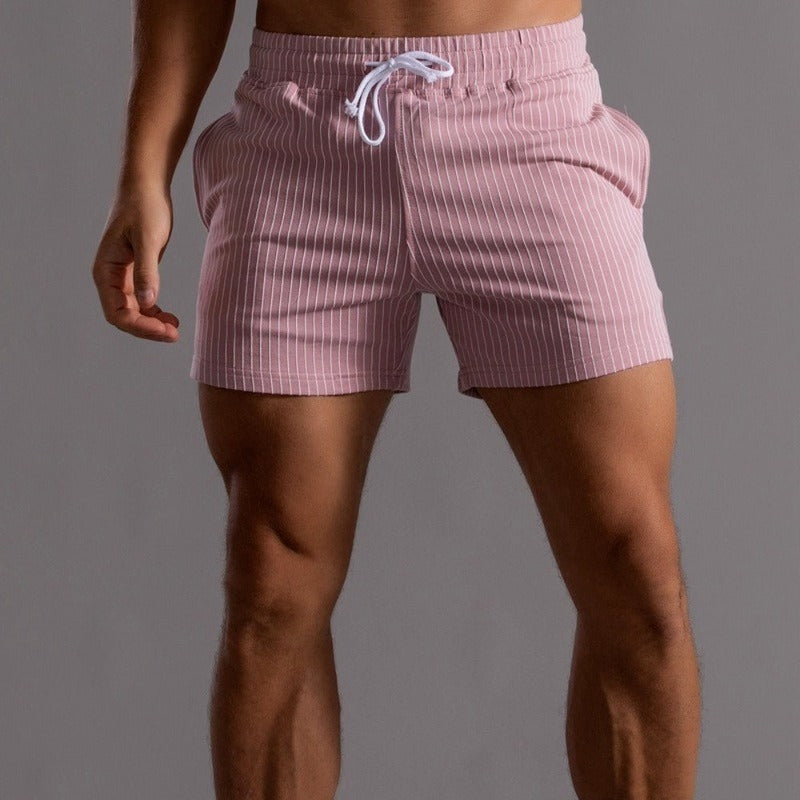 Arlo | Men’s Striped Casual Shorts with Drawstring