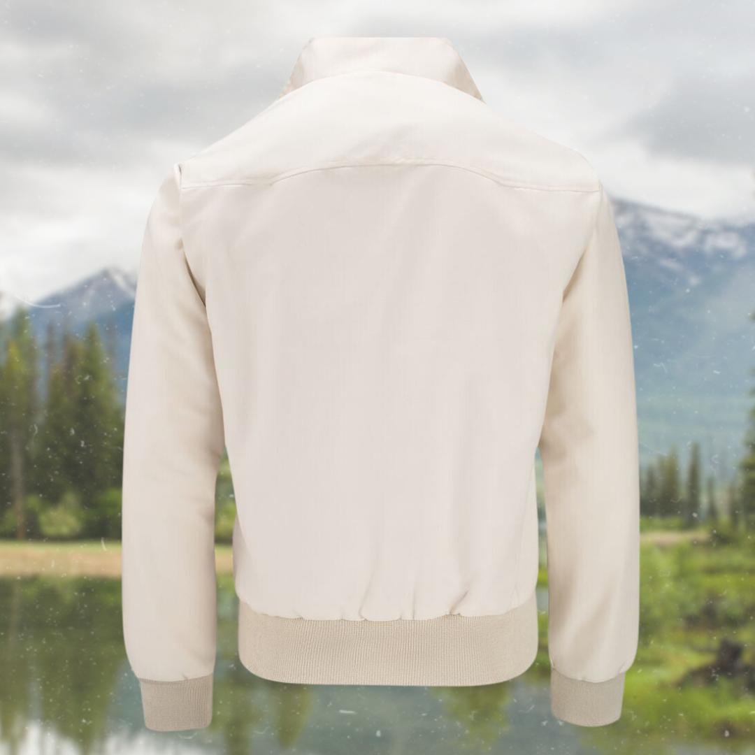 Braxton | Men’s Classic Harrington Jacket with Zip-up