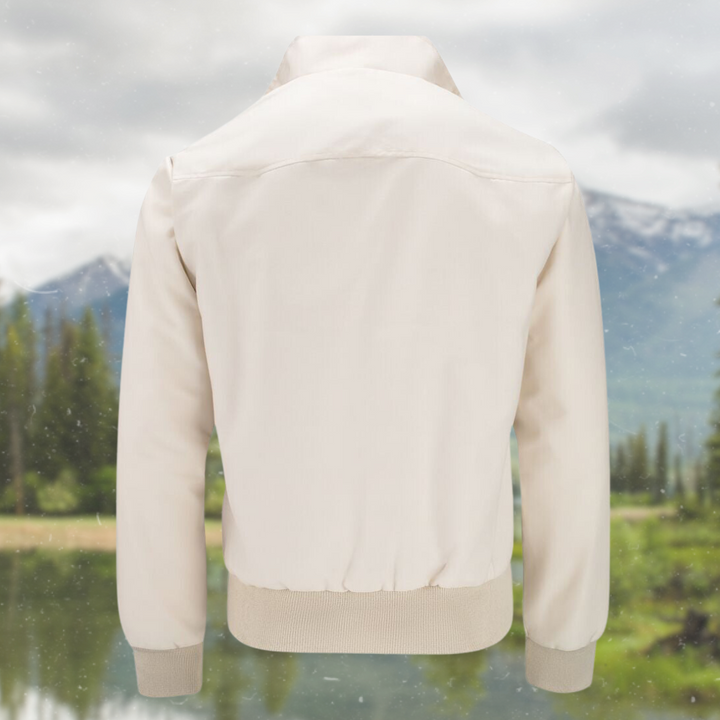 Braxton | Men’s Classic Harrington Jacket with Zip-up