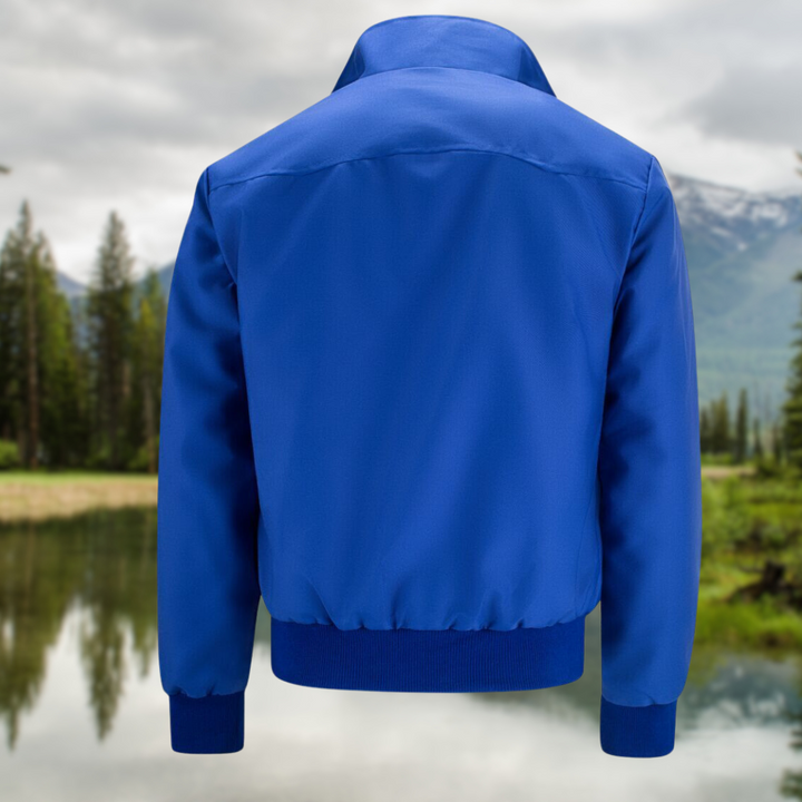 Braxton | Men’s Classic Harrington Jacket with Zip-up