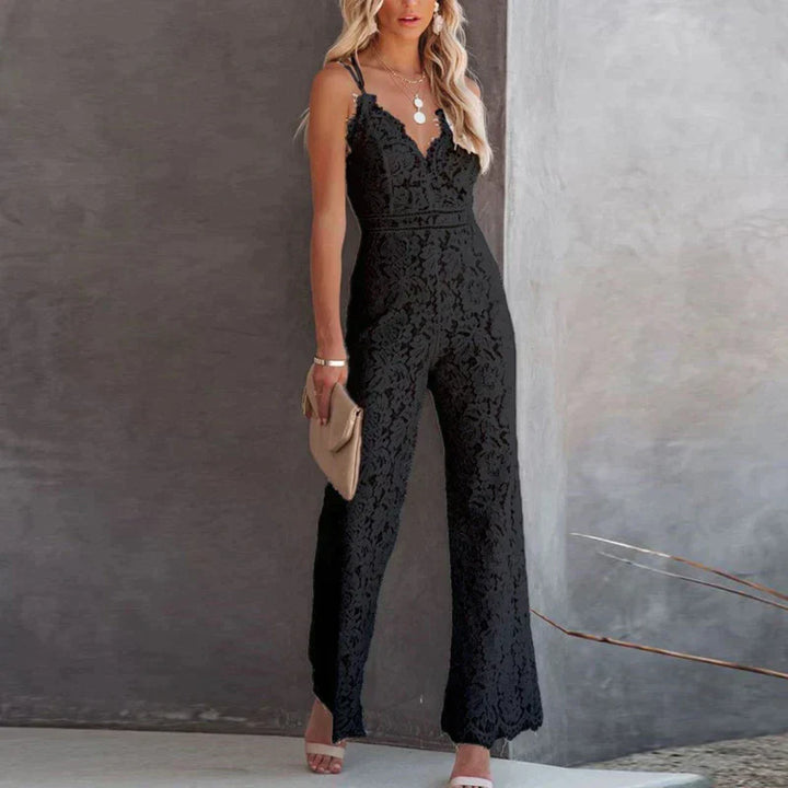 Ismera | Women’s Lace Jumpsuit with Sleevelss