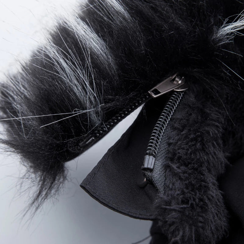 Sebastian | Men's Long Padded Winter Jacket with Fur Lined Hood