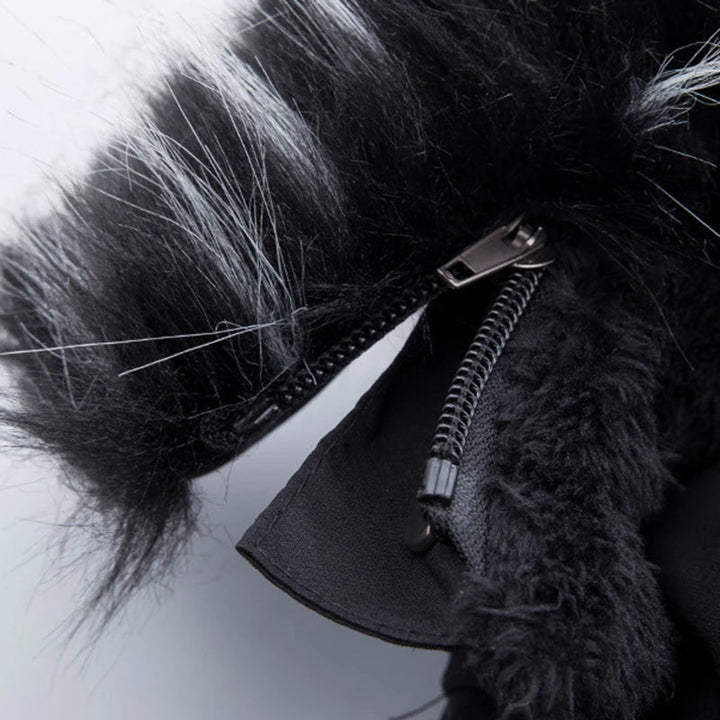 Sebastian | Men's Long Padded Winter Jacket with Fur Lined Hood