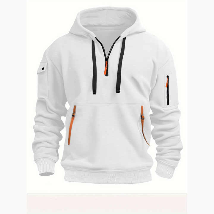 Jordan | Men's Quarter-Zip Hoodie with Multiple Pockets