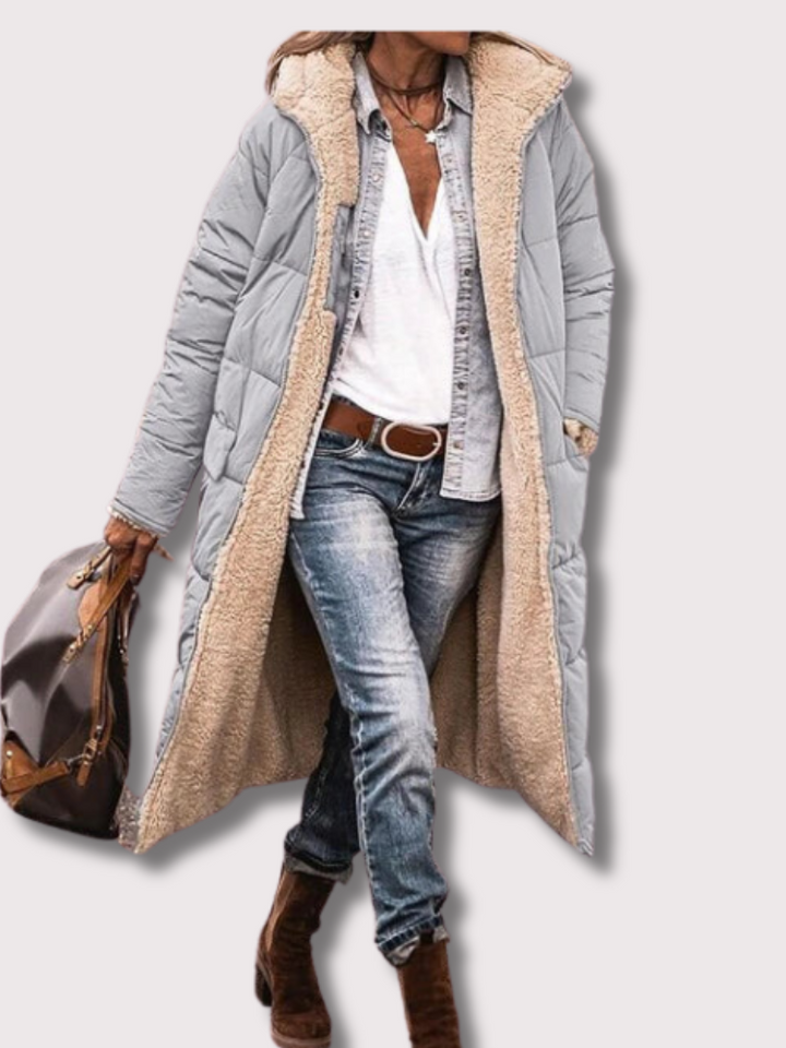 Elara | Women’s Reversible Long Puffer Jacket