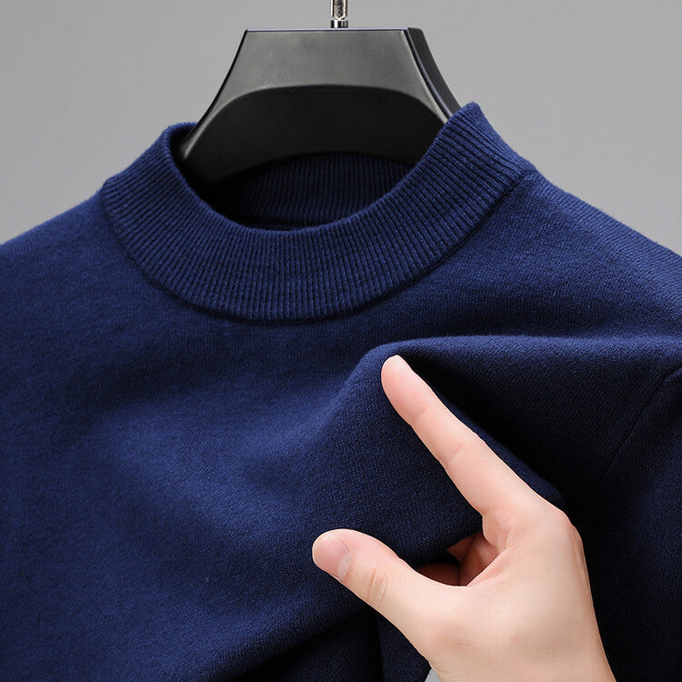 James | Men’s Mock Neck Knit Sweater