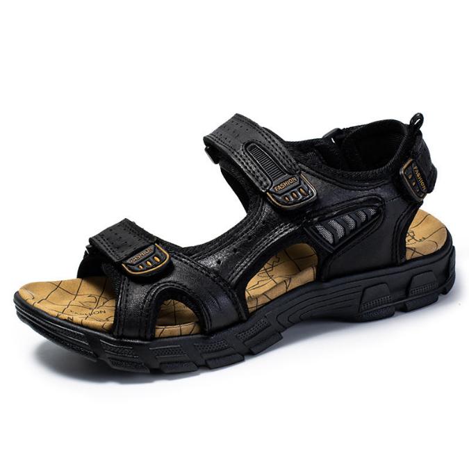 Theron | Men's Classic Buckle Leather Sandals