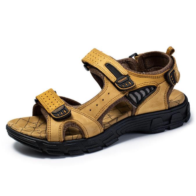 Theron | Men's Classic Buckle Leather Sandals