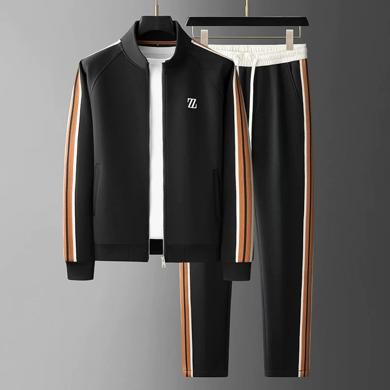 Kieran | Men’s Striped Two-Piece Tracksuit Set