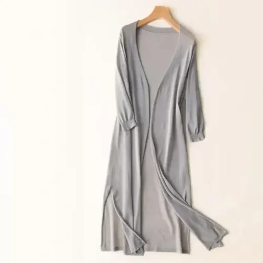 Virelle | Women’s Long Cardigan with Two Slit