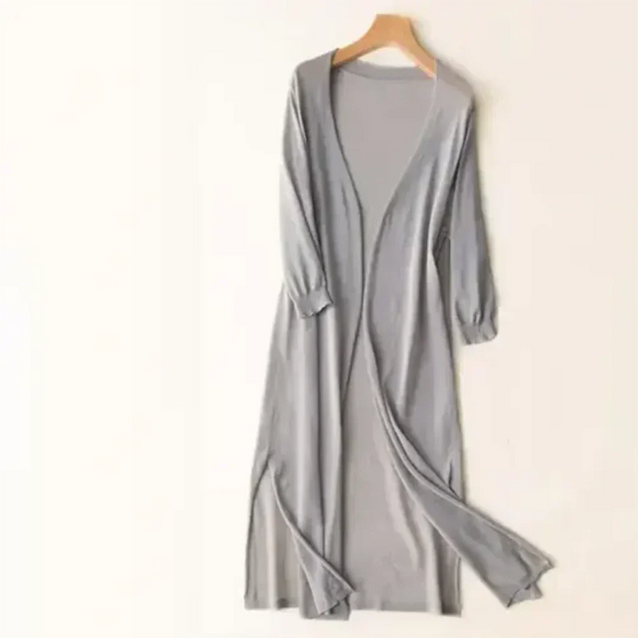 Virelle | Women’s Long Cardigan with Two Slit