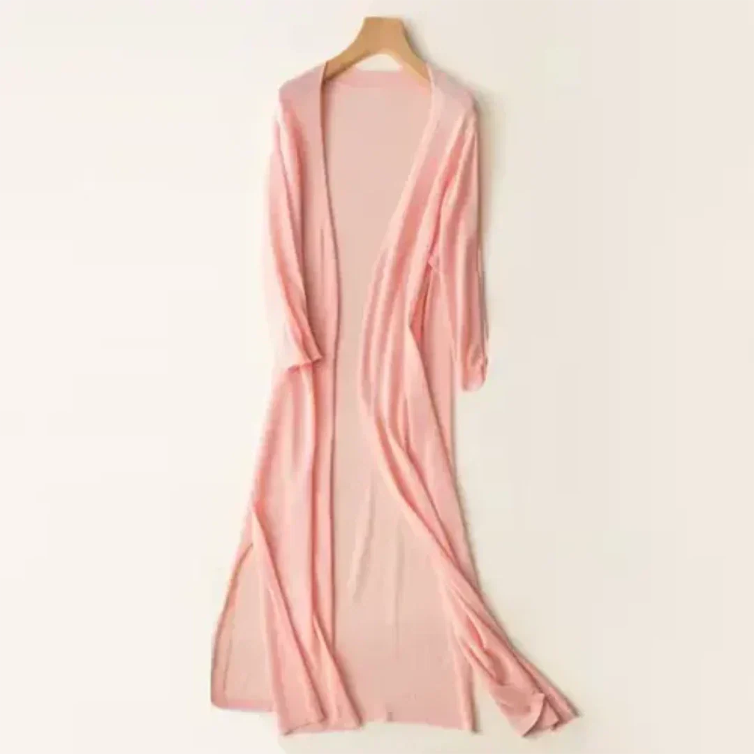 Virelle | Women’s Long Cardigan with Two Slit