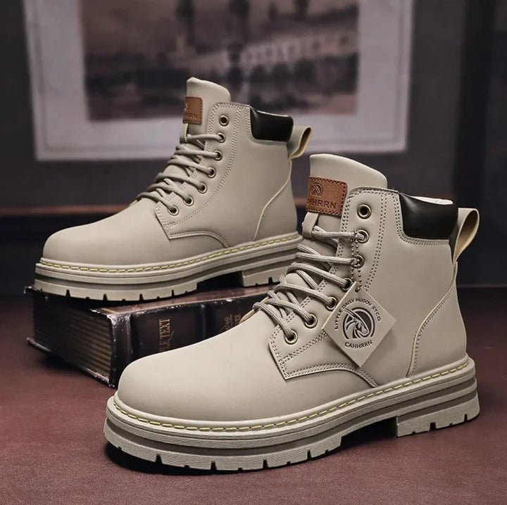 Bennett | Men’s Leather Boots with Padded Collar