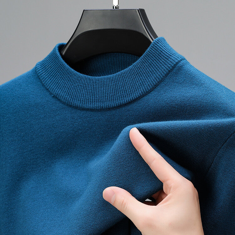 James | Men’s Mock Neck Knit Sweater