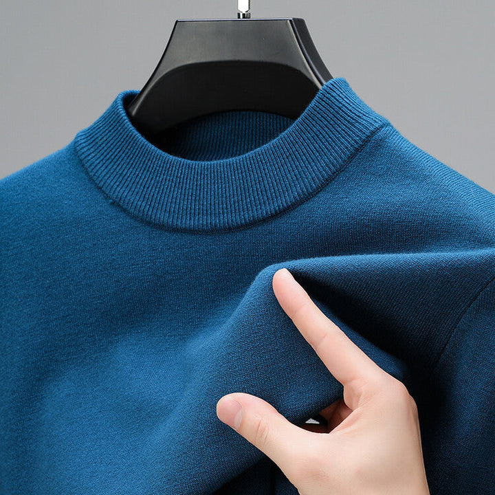 James | Men’s Mock Neck Knit Sweater
