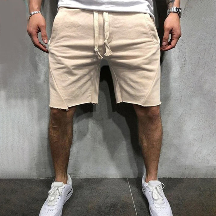 Rydell | Men’s Casual Drawstring Shorts with Raw Hem