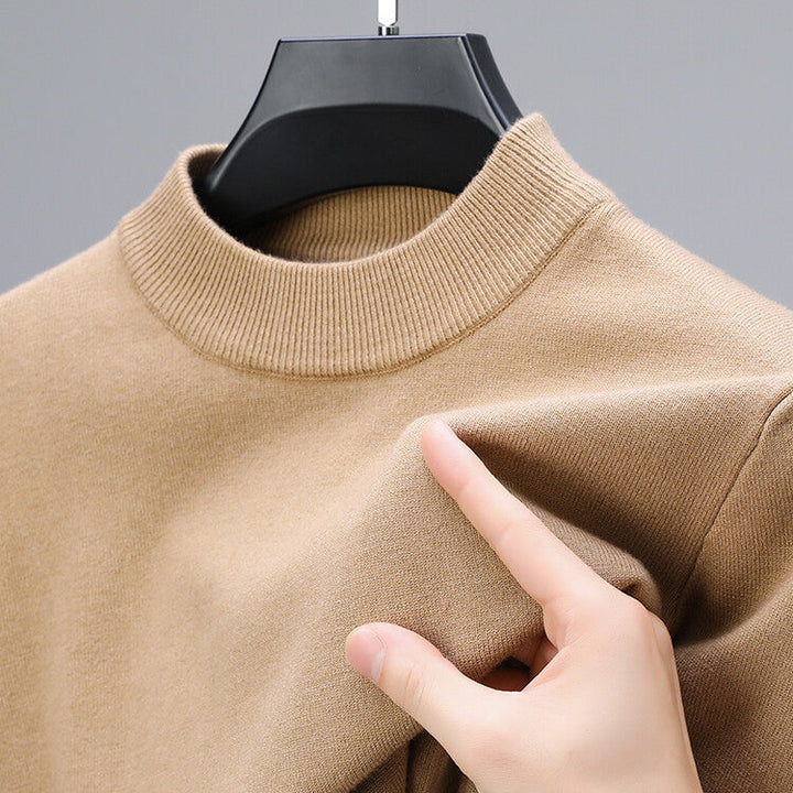 James | Men’s Mock Neck Knit Sweater