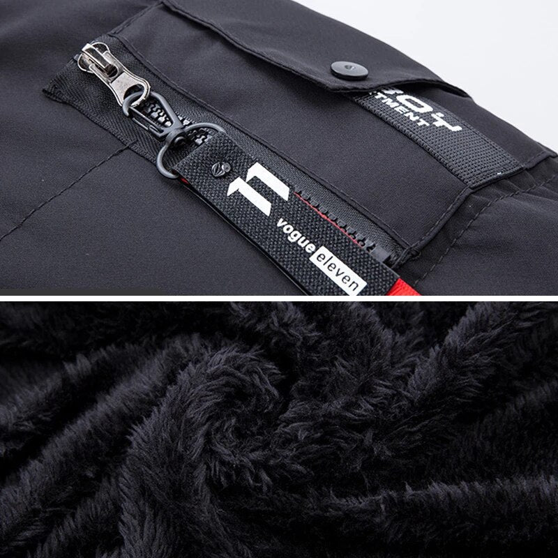 Sebastian | Men's Long Padded Winter Jacket with Fur Lined Hood