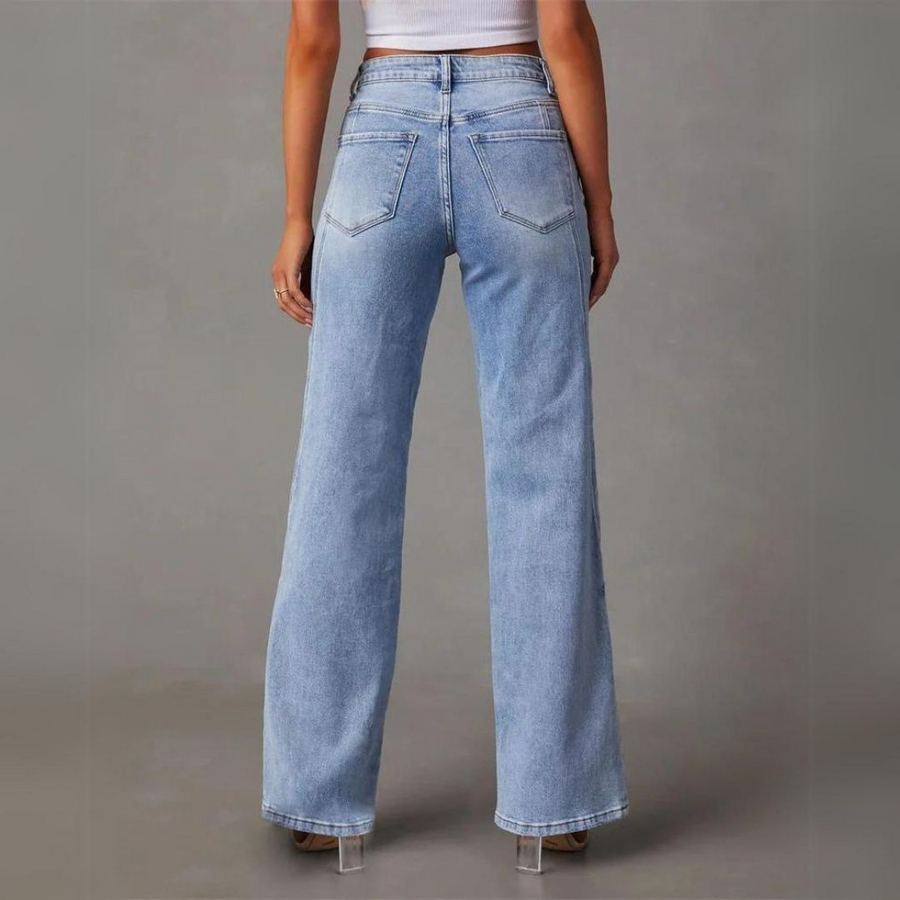Zoey | Women’s High-Waisted Wide-Leg Jeans