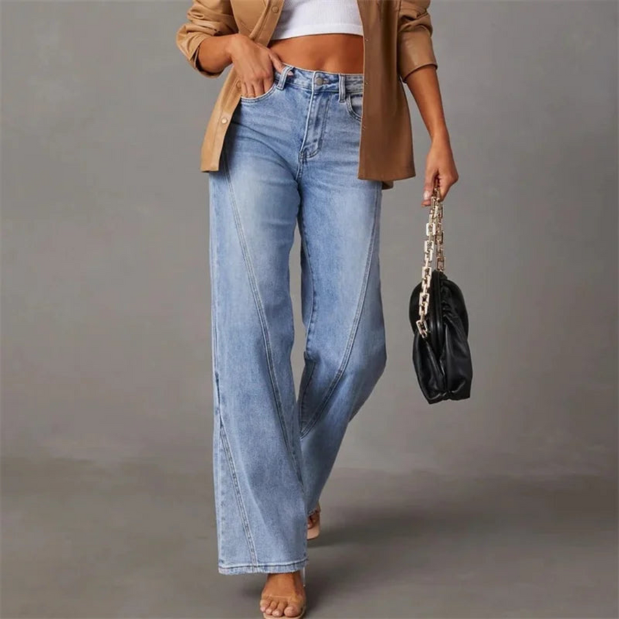 Zoey | Women’s High-Waisted Wide-Leg Jeans