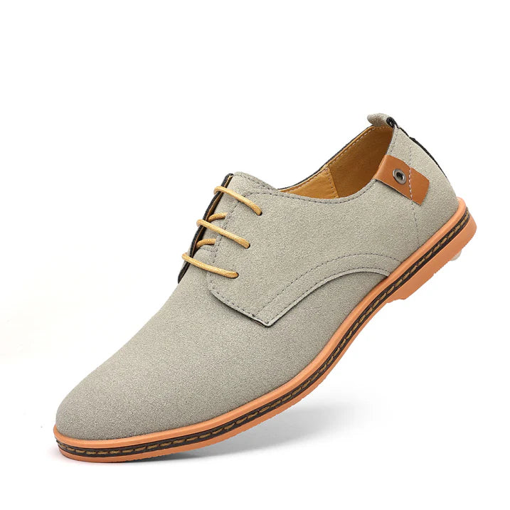 Harron | Men’s Orthopedic Suede Shoes with Lace-Up