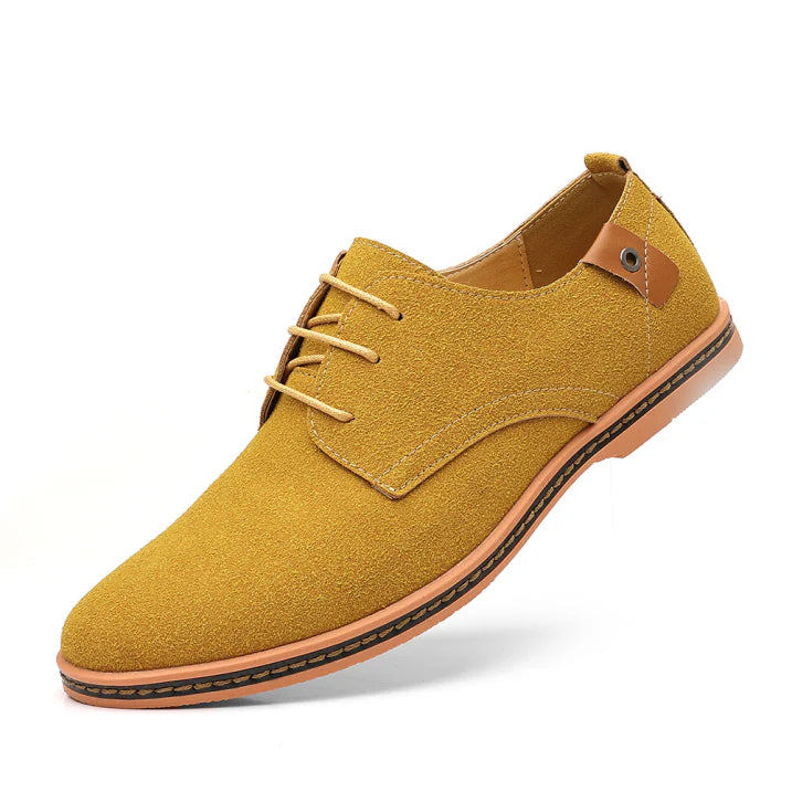 Harron | Men’s Orthopedic Suede Shoes with Lace-Up