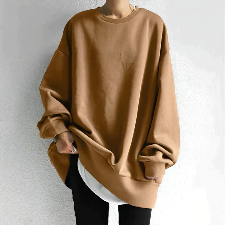 Avani | Women’s Oversize Sweater with Crew Neckline