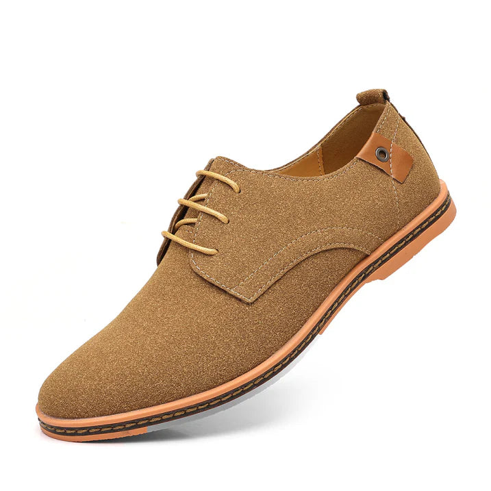Harron | Men’s Orthopedic Suede Shoes with Lace-Up