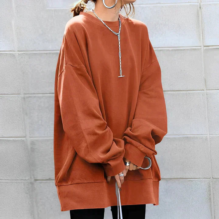 Avani | Women’s Oversize Sweater with Crew Neckline