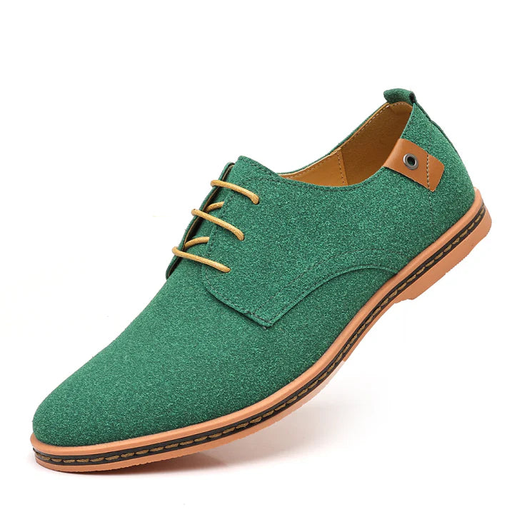 Harron | Men’s Orthopedic Suede Shoes with Lace-Up
