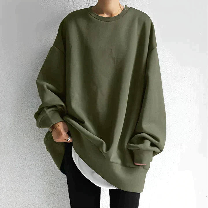 Avani | Women’s Oversize Sweater with Crew Neckline