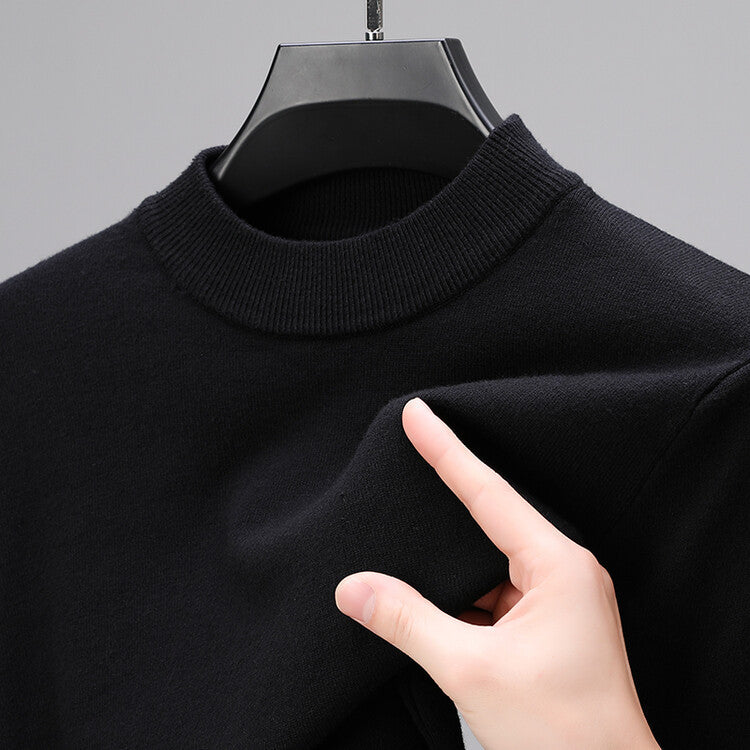 James | Men’s Mock Neck Knit Sweater