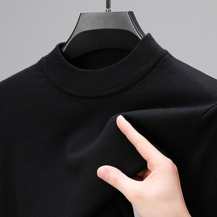 James | Men’s Mock Neck Knit Sweater