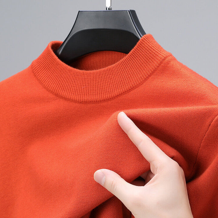 James | Men’s Mock Neck Knit Sweater