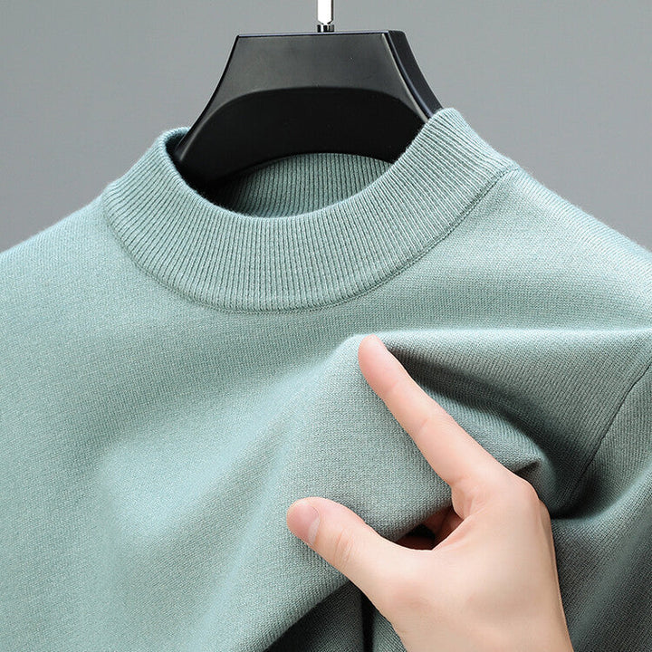 James | Men’s Mock Neck Knit Sweater