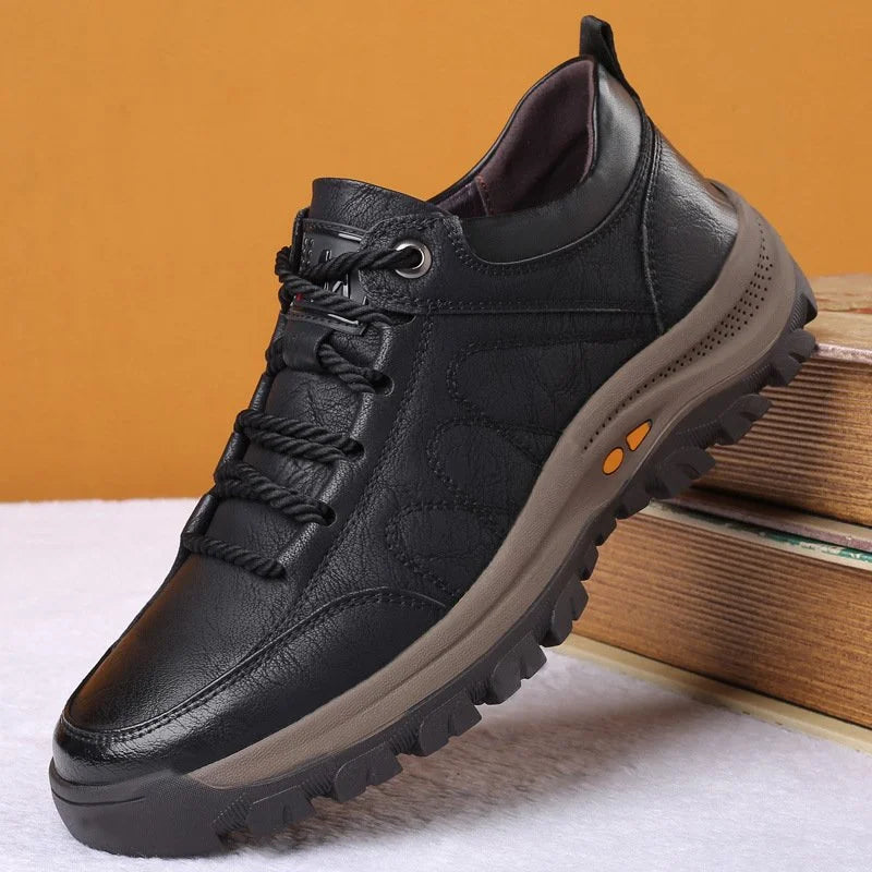 Brooks | Men’s Rugged Leather Lace-Up Shoes