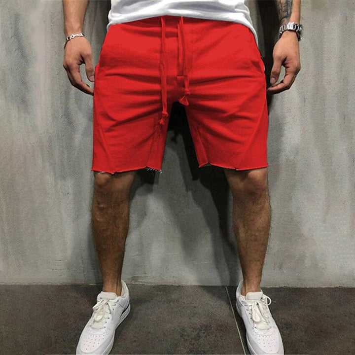 Rydell | Men’s Casual Drawstring Shorts with Raw Hem