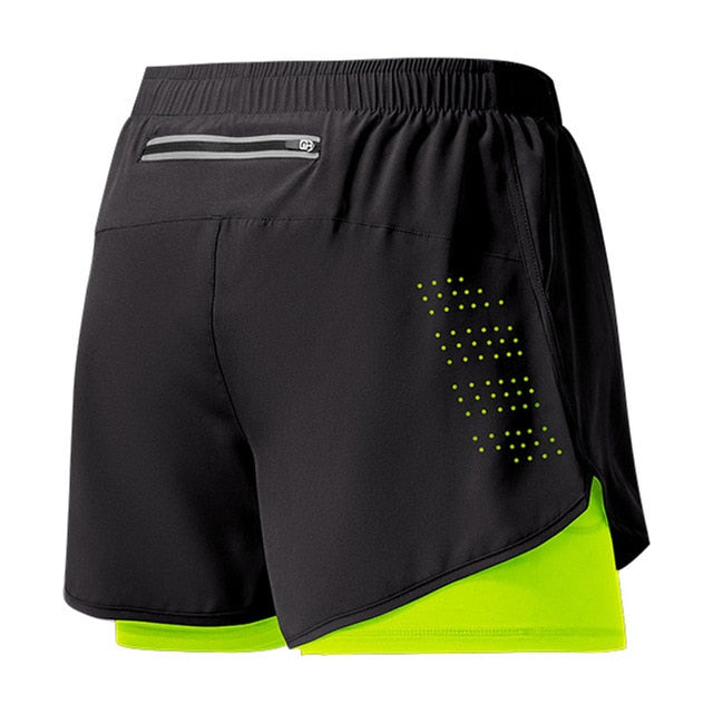 John| Men’s Breathable Shorts with Back Zipper