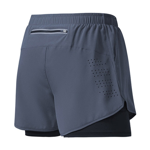 John| Men’s Breathable Shorts with Back Zipper