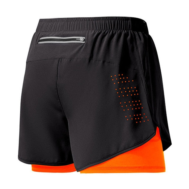 John| Men’s Breathable Shorts with Back Zipper