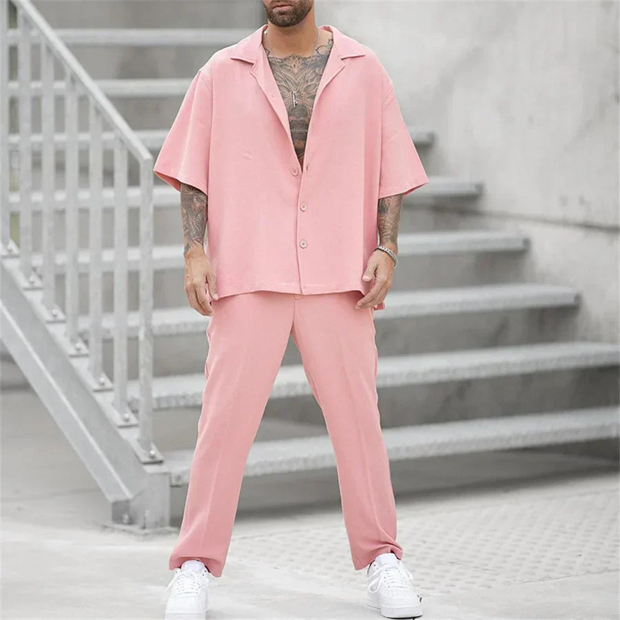 Tiberon | Men's Tailored Two Piece Suit Set